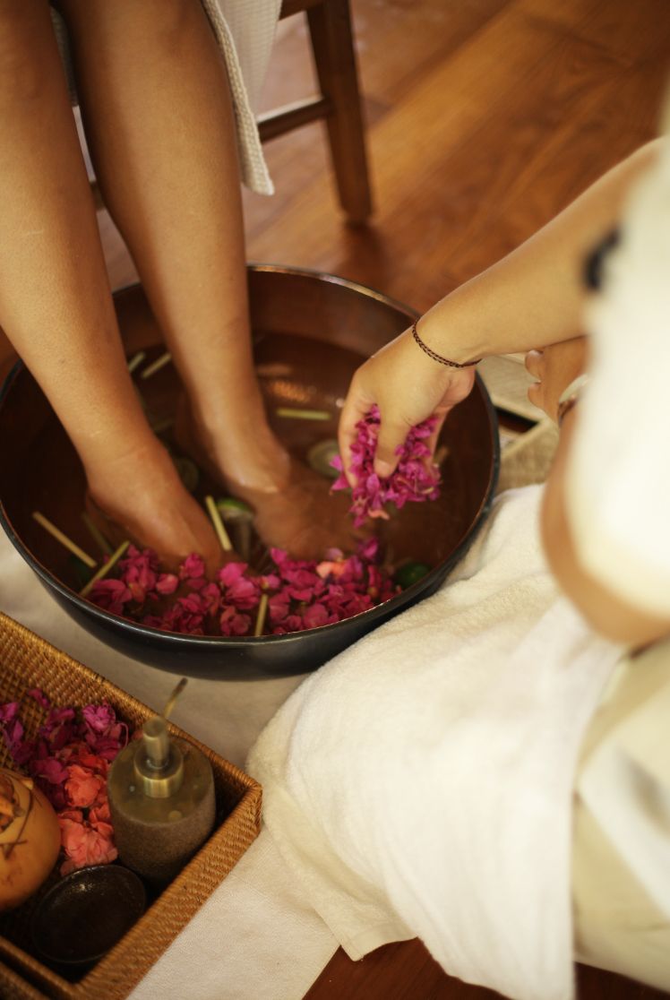 Balinese Foot Ritual