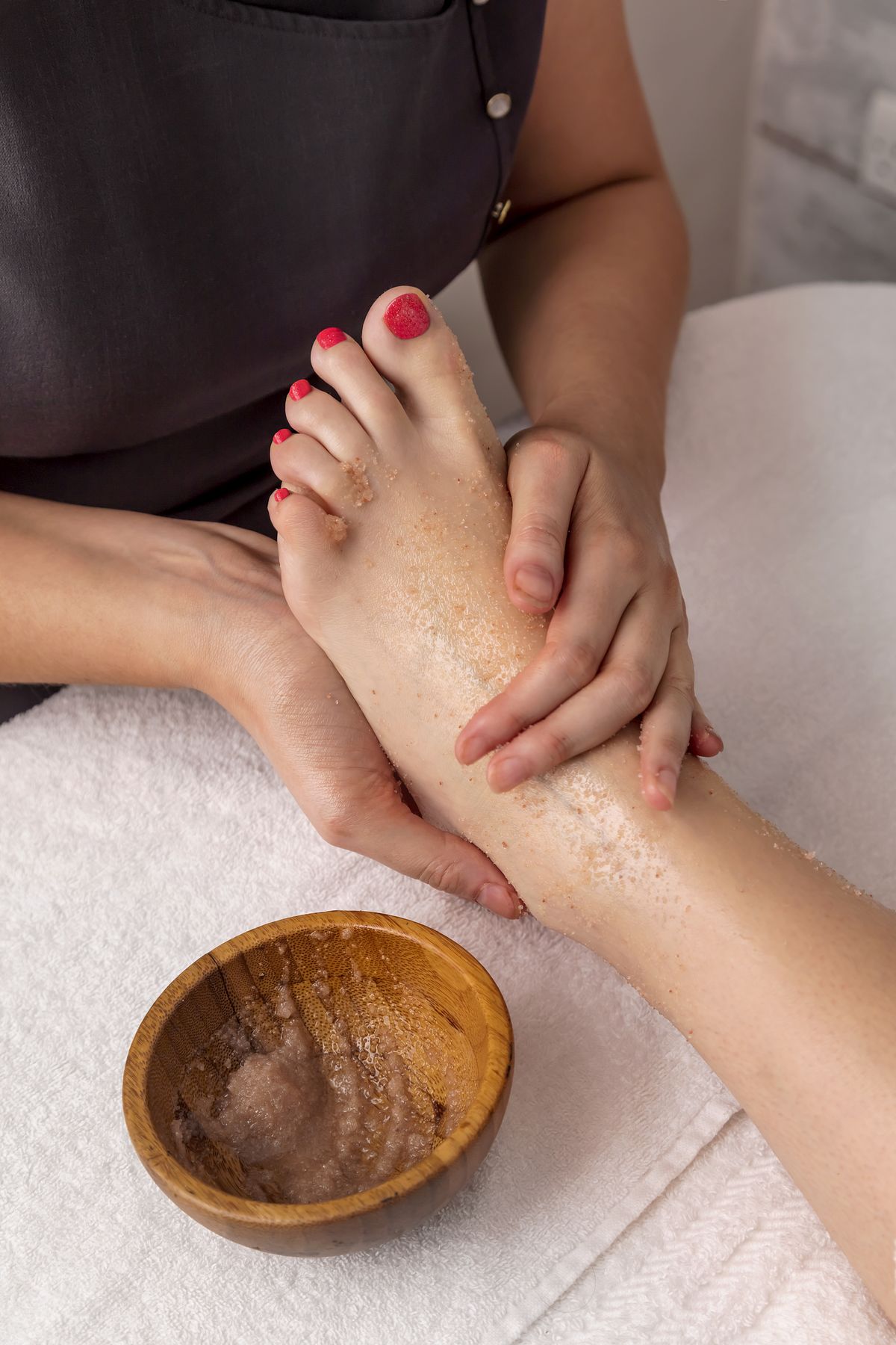 Foot Massage and Scrub